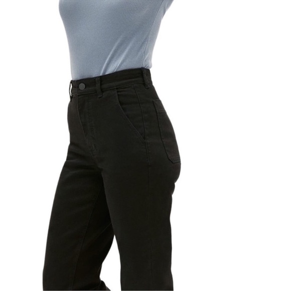 EVERLANE STRAIGHT LEG CROP BLACK JEANS SIZE 6 - Picture 3 of 15